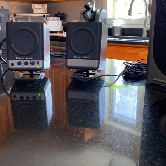 Vintage Altec Lansing Model 251W Surround Computer Speaker System Subwoo… - Picture 9 of 10